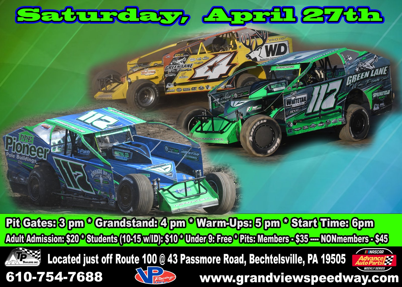 WILL THERE BE A FOURTH WINNER IN FOUR WEEKS OF RACING SATURDAY NIGHT IN