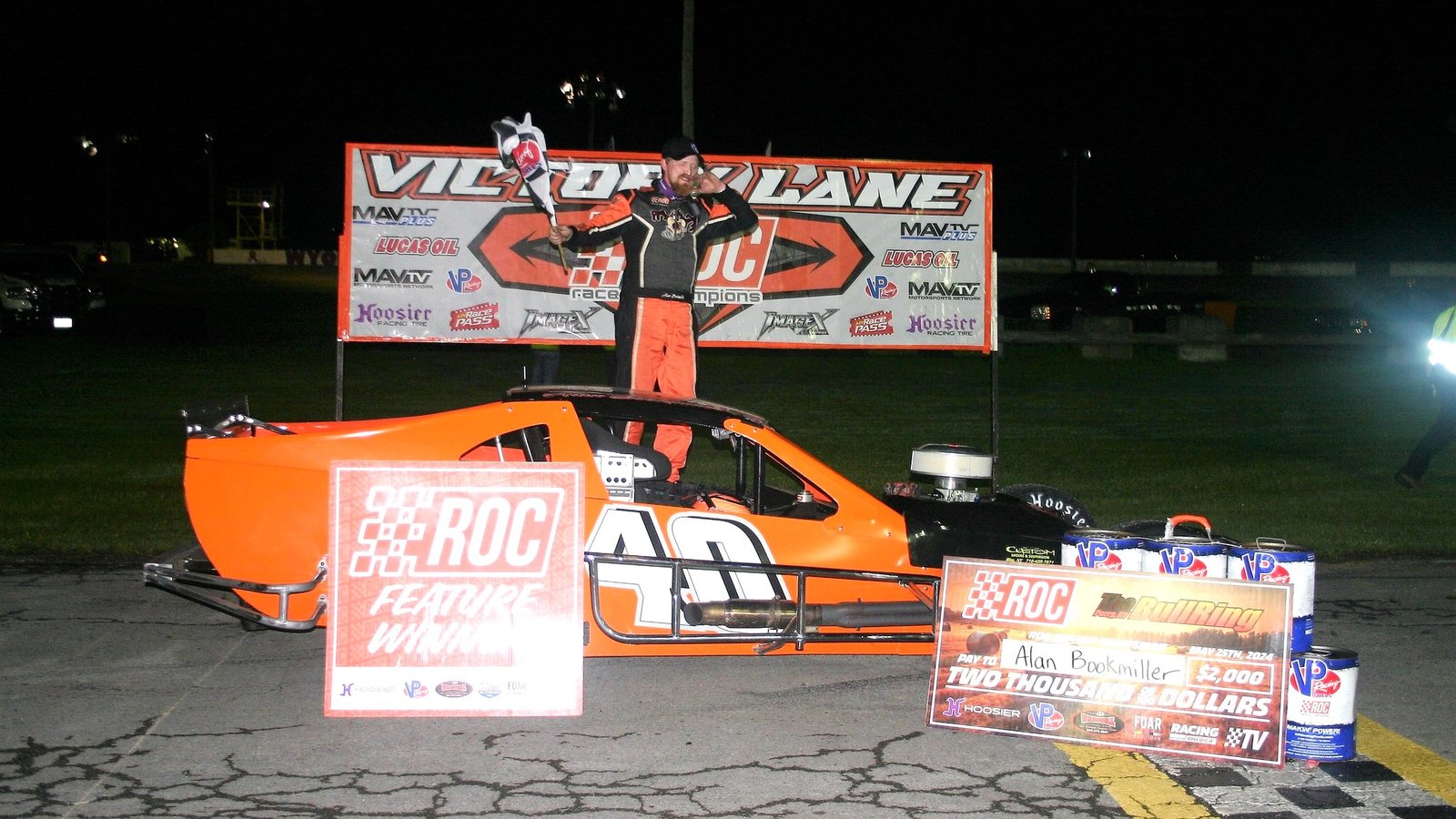 ALAN BOOKMILLER SCORES FIRST RACE OF CHAMPIONS SPORTSMAN MODIFIED ...
